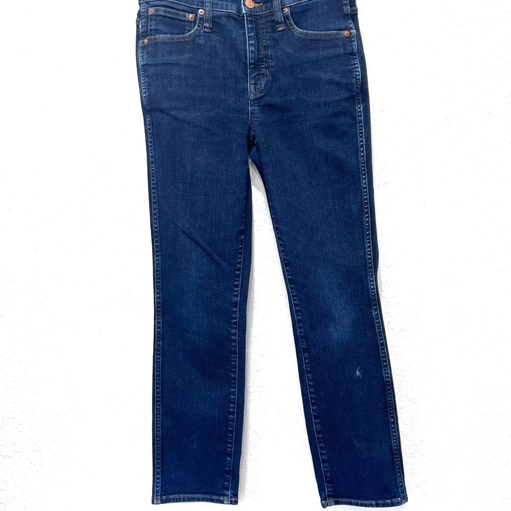 J. Crew 9" slim straight Dark Blue Women's Straight Leg Jeans 27